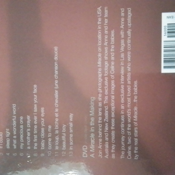 Anne Geddes & Celine Dion MIRACLE A Celebration of New Life hardcover book - Picture 5 of 8